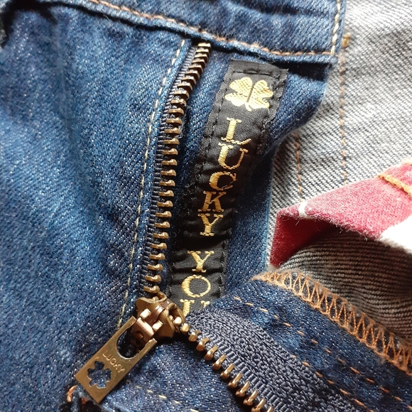 Lucky Brand 6/28 Reg Sweet n Low Dungarees Denim - Picture 5 of 8